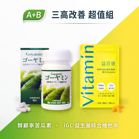 【三高對策組】加速代謝 x 血管保健